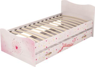Кровать для девочки с ящиком 90х190 Принцесса 4