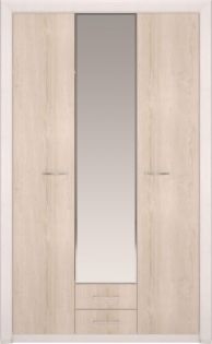 Шкаф 3-х дверный с зеркалом Мальта