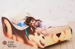 Детская кровать с фотопечатью 3D Хаски Джек