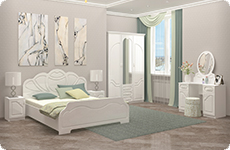 Белая классическая спальня Гармония