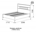 Кровать с латами Танго 5 160х200