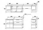 Кухонный гарнитур Зара 2.1