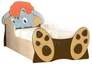 Кровать для ребенка от 3 лет Мамонтенок