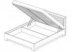 Кураж Кровать-1 Парма Нео с подъемным механизмом 140х200