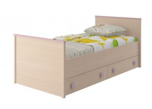 Кровать для девочек Пинк ИД 01.94