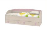 Кровать-софа для девочки Пинк ИД 01.250а